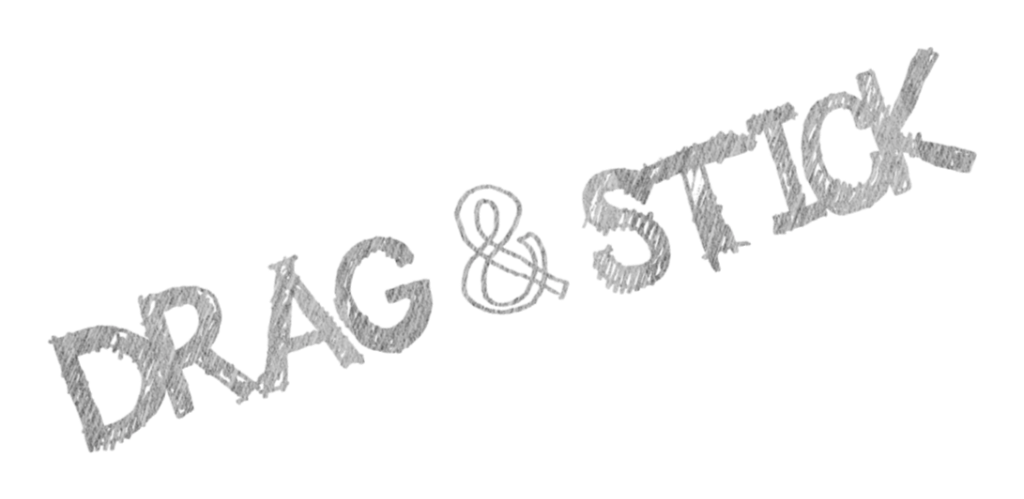 Drag Stick Sticker